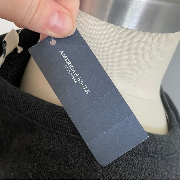 American Eagle Outfitters Lace-up Sweatshirt Dress- Size XS- NWT - Picture 7 of 7